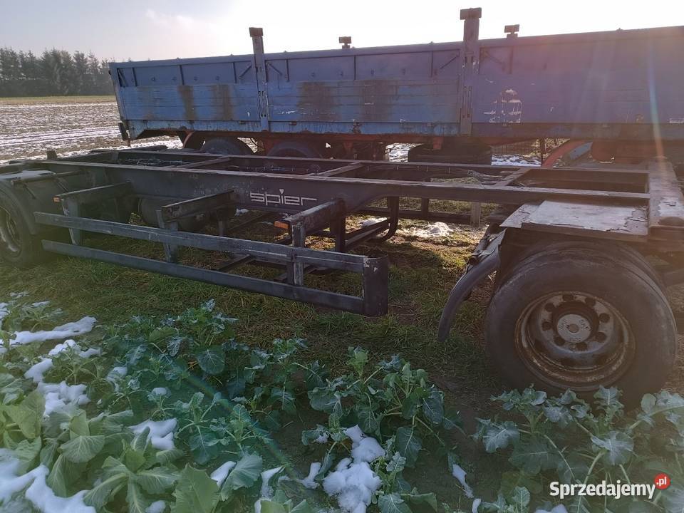 Przyczepa laweta do balotów Spier 18dmc ifa Jarocin