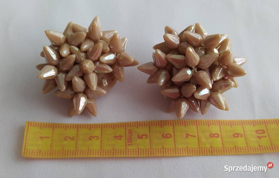 Kolczyki KLIPSY stożki Hajnówka