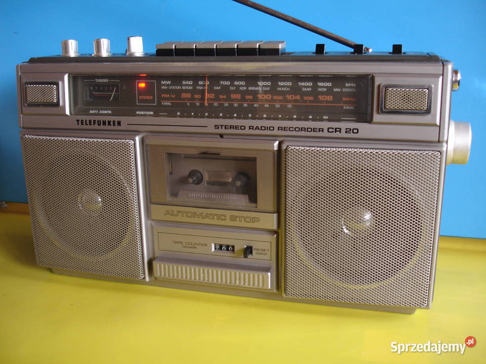 Radiomagnetofon TELEFUNKEN CR20 Zielona Góra
