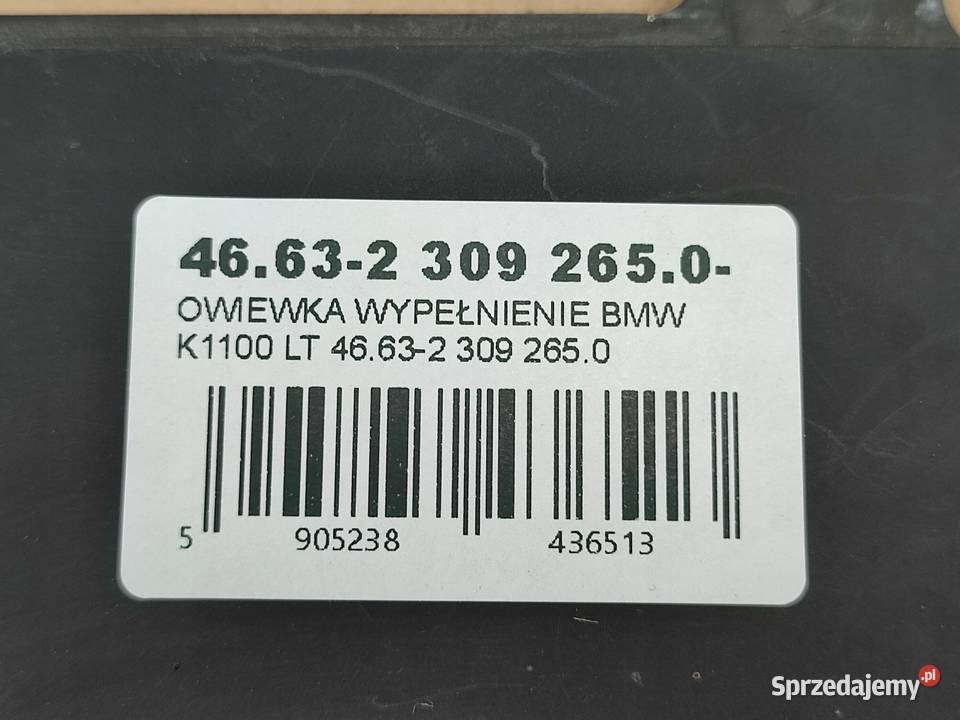 OWIEWKA WYPEŁNIENIE BMW K1100 LT 19921997 46632 lubelskie
