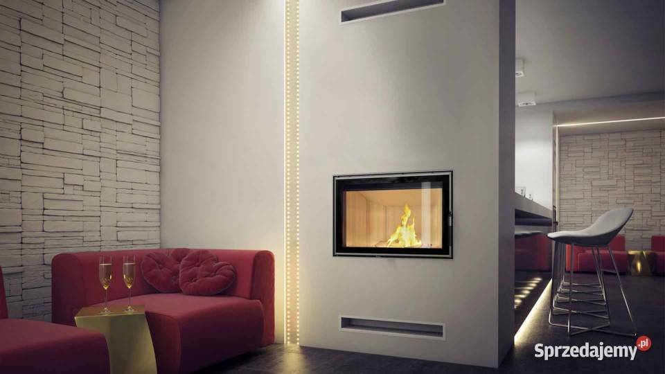 Wkład kominkowy Kratki ZIBI DECO 11 kW zestaw Poznań