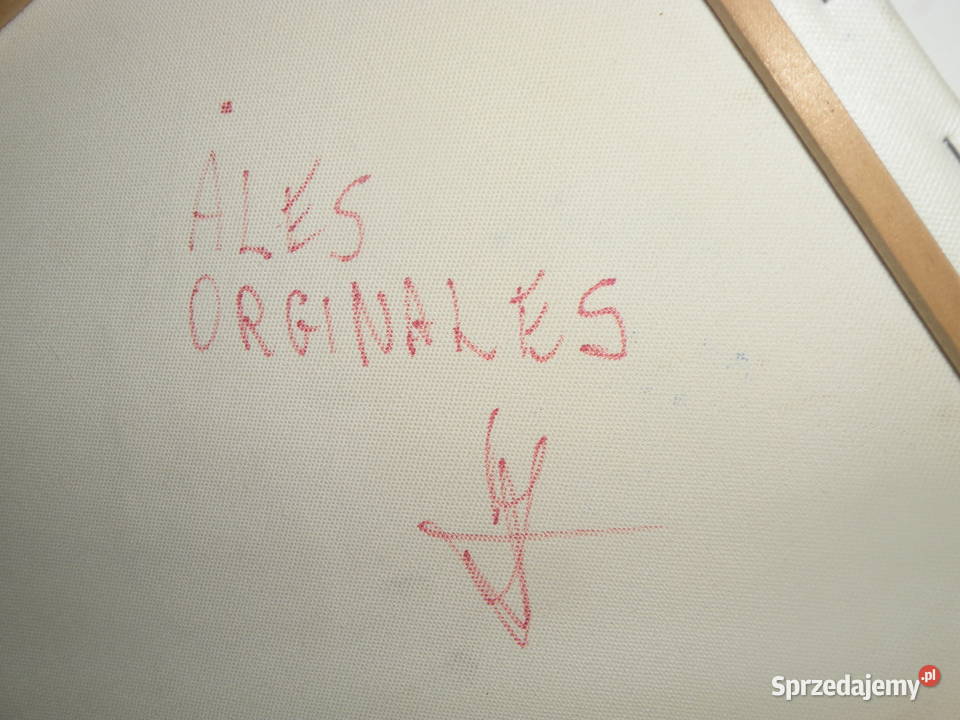 Obraz 70x50 Sygnowany Bibi Strawberry Abstrakcja Obrazki i obrazy Andrychów