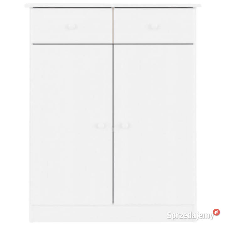 Szafka nocna ALTA biała 77x35x96 drewno sosnowe mazowieckie Warszawa sprzedam