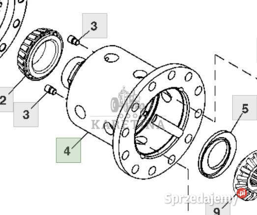 John Deere 7830 Obudowa Przedniej Osi R181021 Jastrzębniki