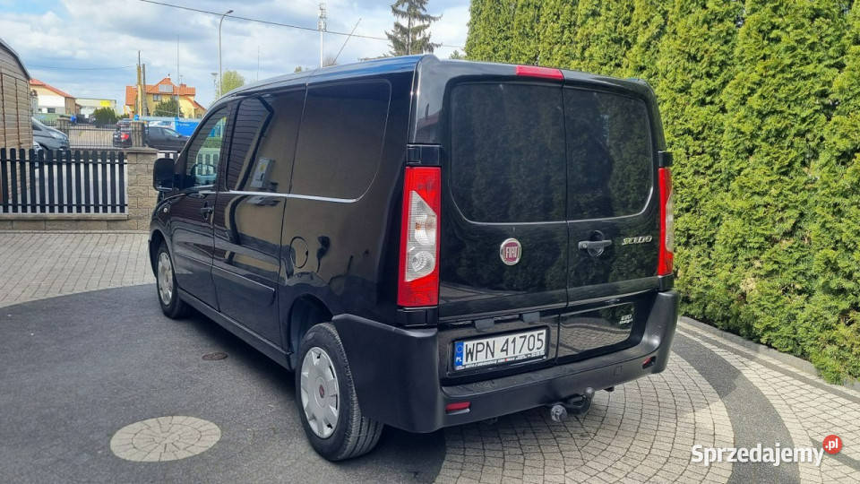 Fiat Scudo 20 128 Klima 6 Bieg Super Stan czarny Płońsk sprzedam