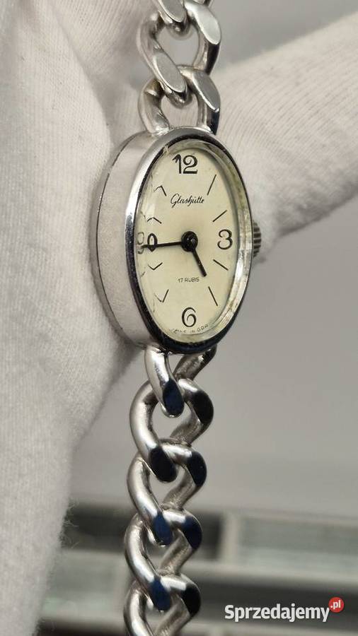 Damski mechaniczny zegarek Glashutte Chorzów