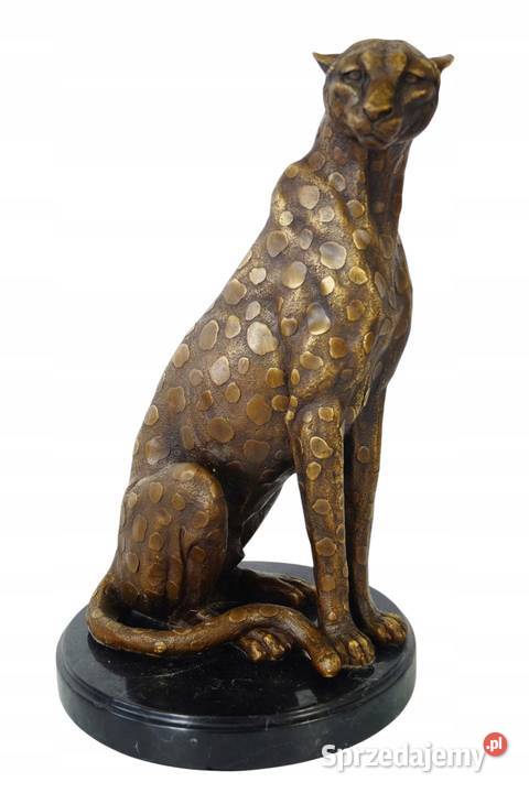 PUMA LAMPART TYGRYS figura z brązu rzeźba piękna Gizałki sprzedam
