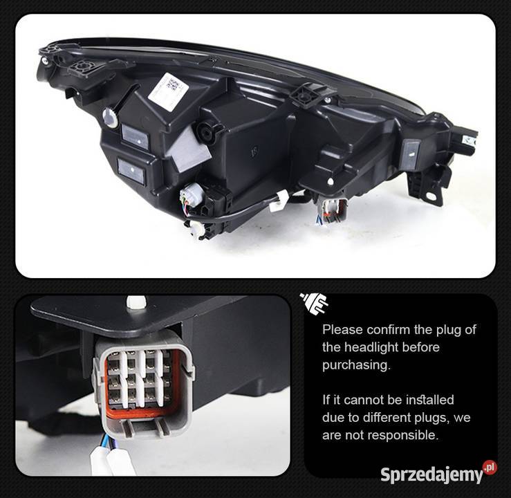 WYPRZEDAŻ NOWE lampy przednie lampa przód TOYOTA Bełchatów sprzedam