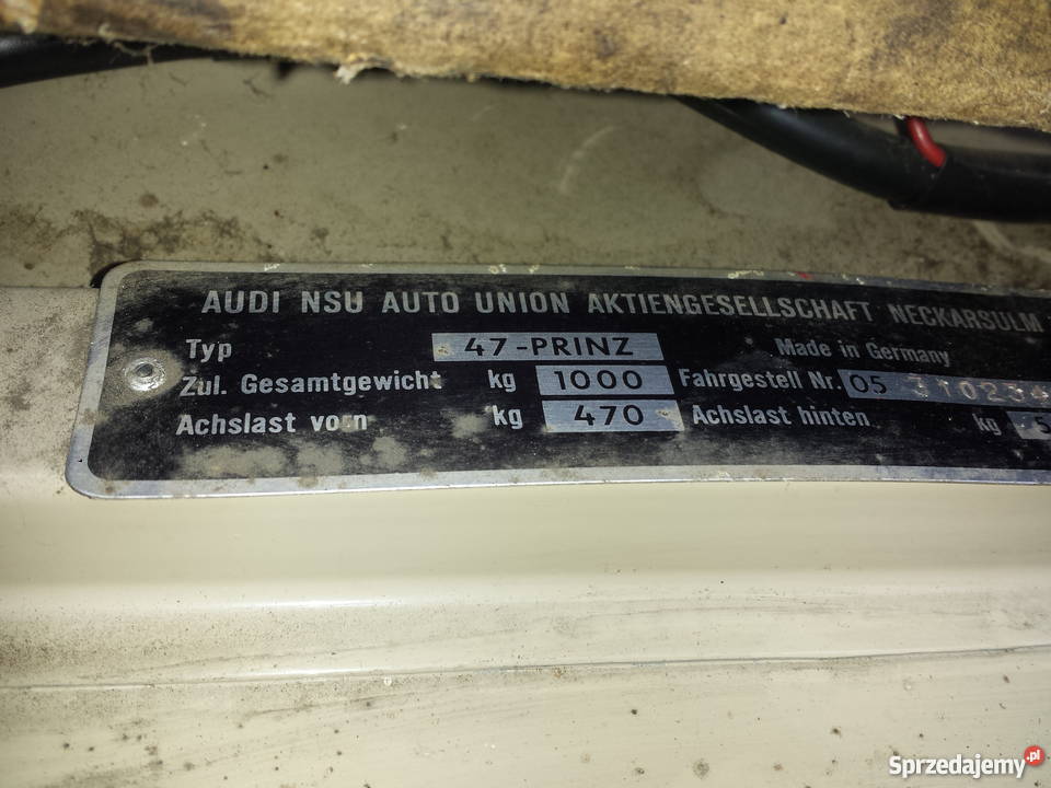 sprzedam audi NSU PRINZ L Kielce