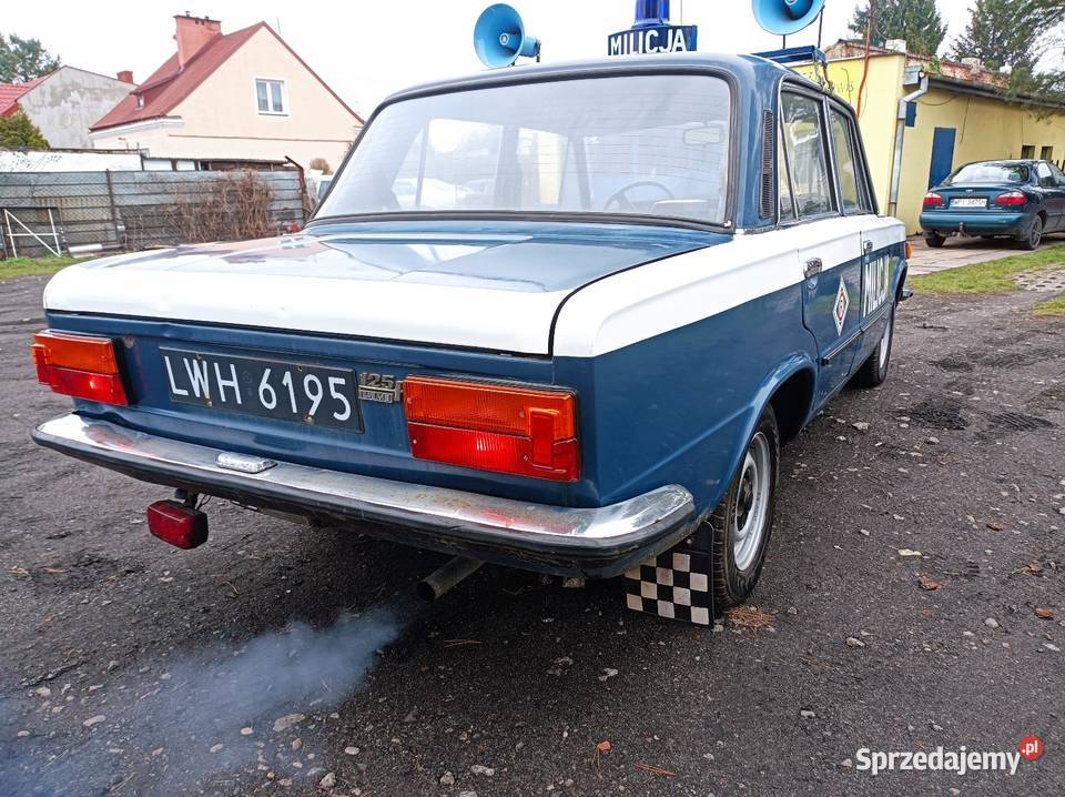 Fiat 125p milicja okazja zamiana mazowieckie Pruszków