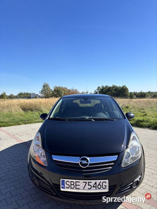Opel Corsa D 111 2010r Czarny Katowice