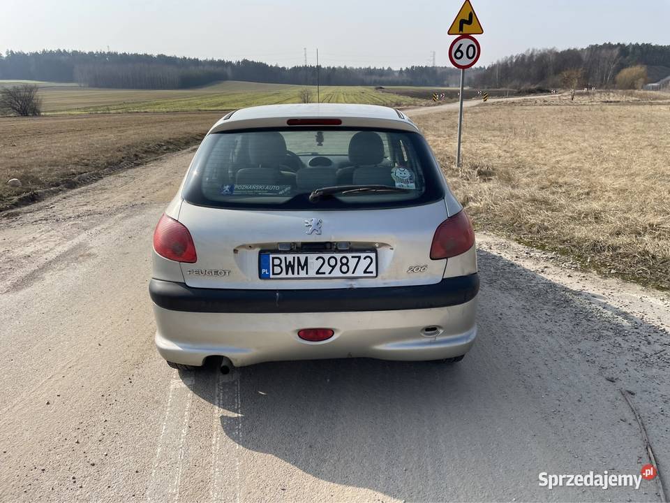 Peugeot 206 11 2003r Benzyna Wspomaganie Długie Rutki-Kossaki