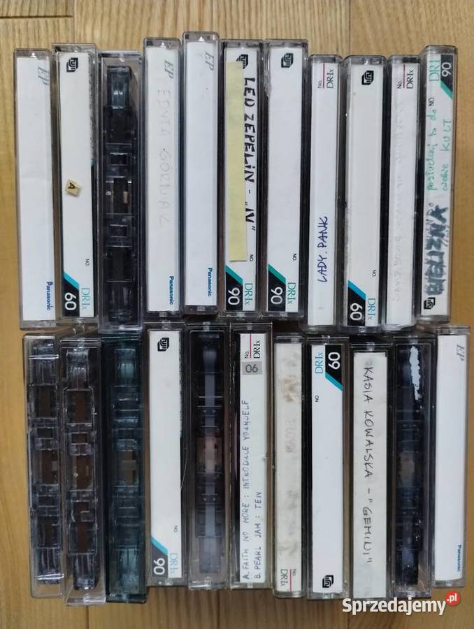 Kasety magnetofonowe używane pakiet 22 sztuki Warszawa sprzedam