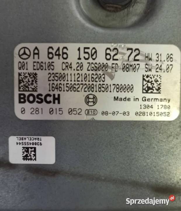 Komputer Mercedes Benz sprinter 906 Białystok