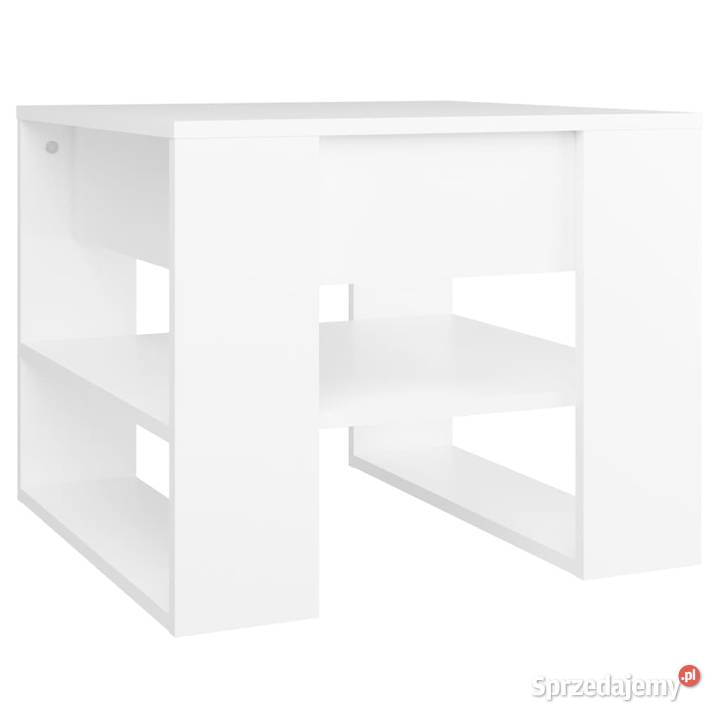 vidaXL Stolik kawowy biały 555x55x45 SKU810908