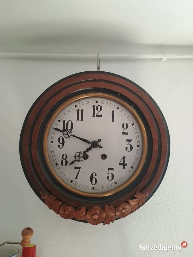 Wiszący zegar ścienny francuski Rzeszów