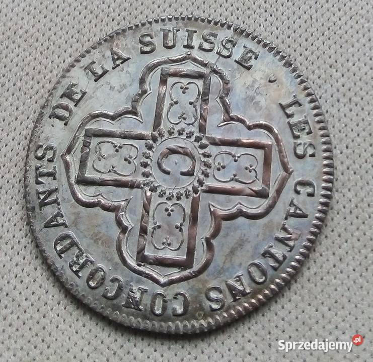 SZWAJCARIA 1 BATZ 1828 r SREBRO Numizmatyka Legionowo