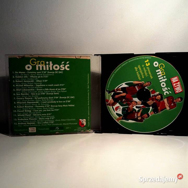 Gra o miłość Radosław Pazura Michał Milowicz 1 płyta