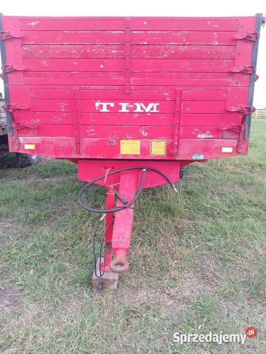Przyczepa wywrotka Tim 66T wywrot na 3 strony Przyczepy rolnicze łódzkie Tomaszów Mazowiecki
