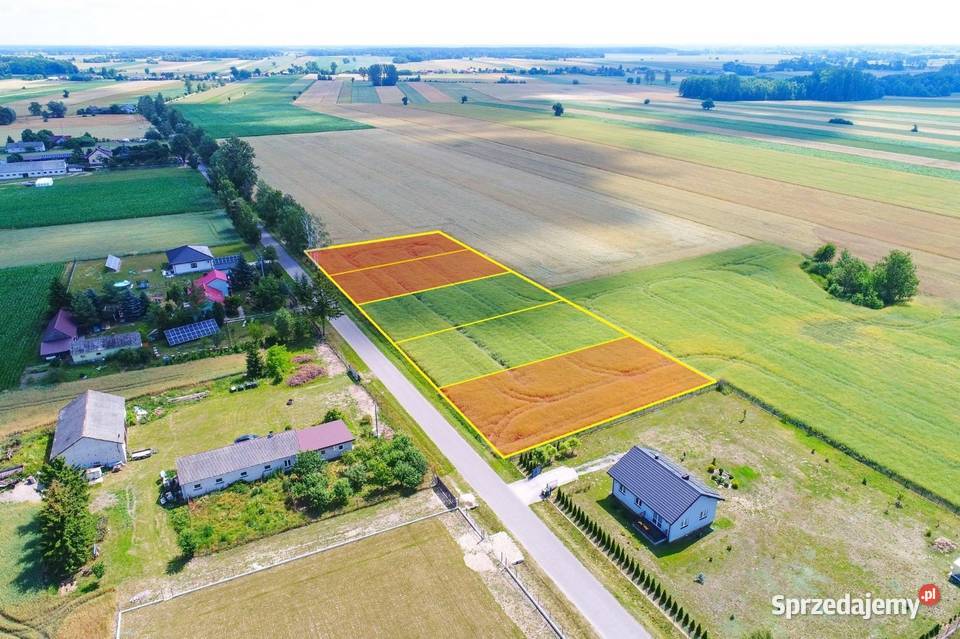 Działki budowlane w zielonej spokojnej okolicy