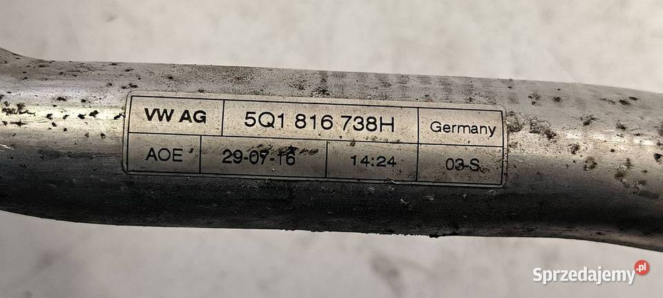 PRZEWÓD KLIMATYZACJI VOLKSWAGEN GOLF VII Lipno sprzedam