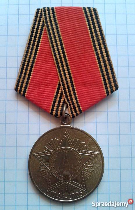 MEDAL 60LECIA ZWYCIĘSTWA W WIELKIEJ WOJNIE Piszczac