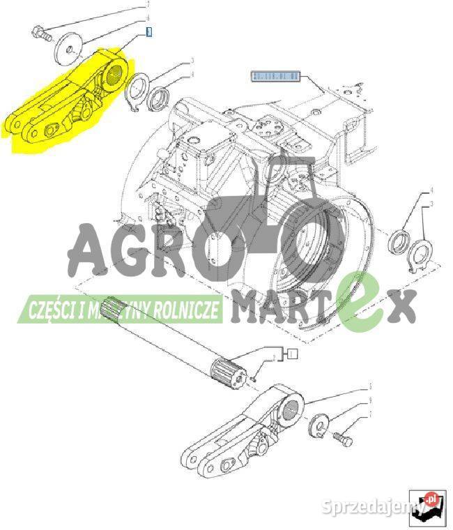 5198417 RAMIĘ PODNOŚNIKA LH T7 CNH dolnośląskie Wichrów