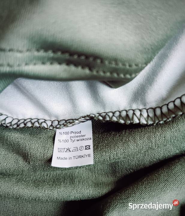 Tunika khaki z krótkim rękawem Cieszyn