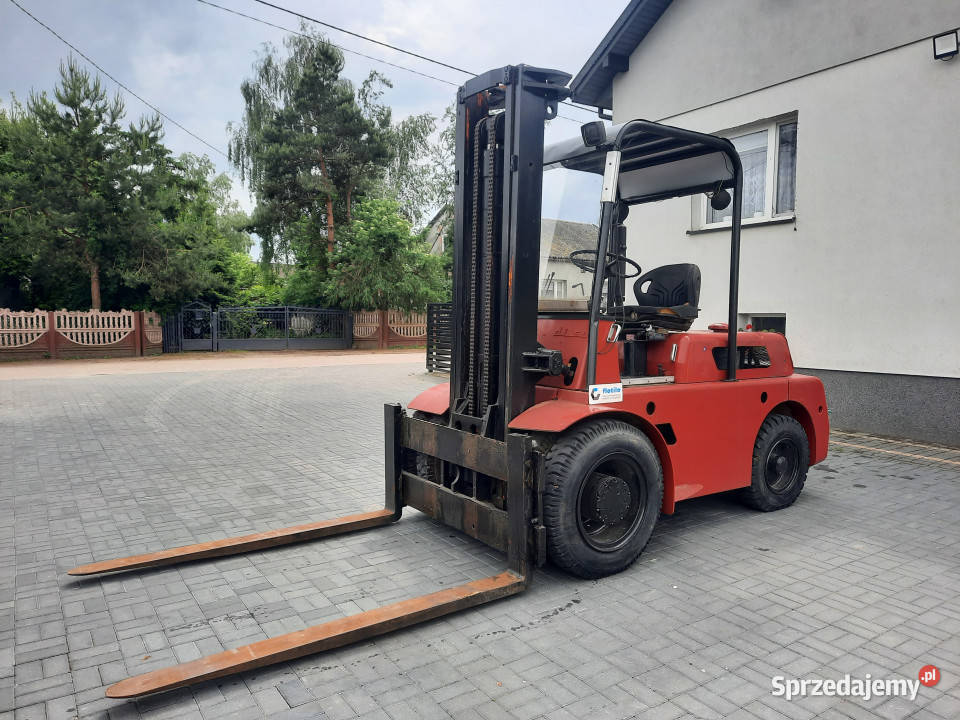Wózek widłowy FIAT OM DI 60 udźwig 6 ton 4 m diesel Wózki widłowe kujawsko-pomorskie Mały Rudnik