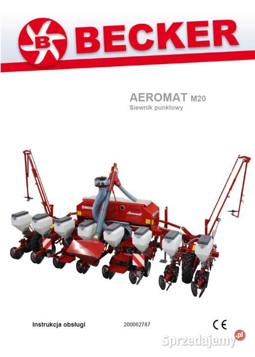 BECKER Aeromat M20 instrukcja obsługi J POLSKI Kultura i Rozrywka