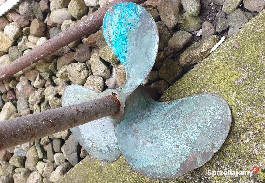 Śruba napędowa mosiężna łódź jacht Żeglarstwo warmińsko-mazurskie Reszel