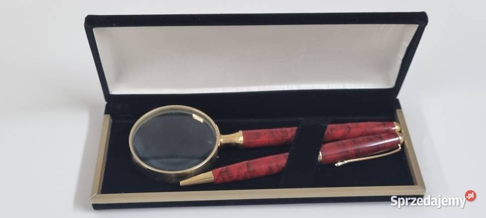 Zestaw upominkowy lupa i długopis Zabawne gadgety lubuskie Zielona Góra