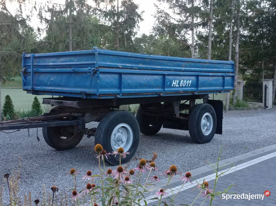 Przyczepa rolnicza hl 6011 95 produkcji okazja Krasnystaw