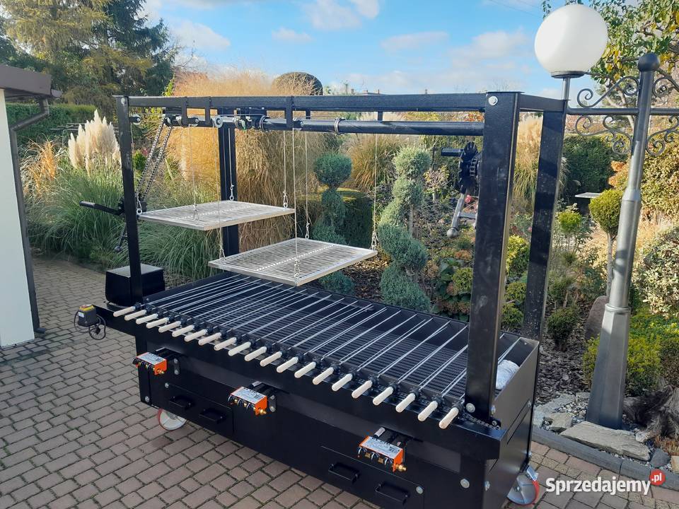 Gastronomiczny grill cateringowy gazowy węglowy Damasławek