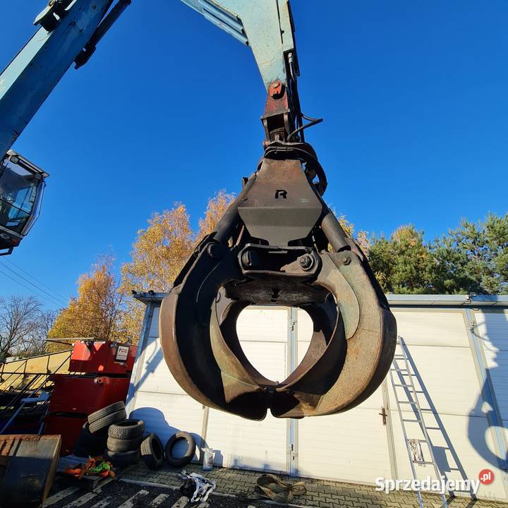 Koparka przeładunkowa Fuchs MHL 350 Złom Wegiel Środa Wielkopolska