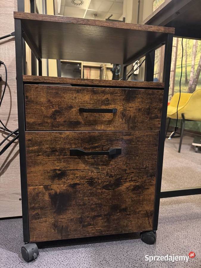 Komplet Industrial Loft biurko narożne Błonie