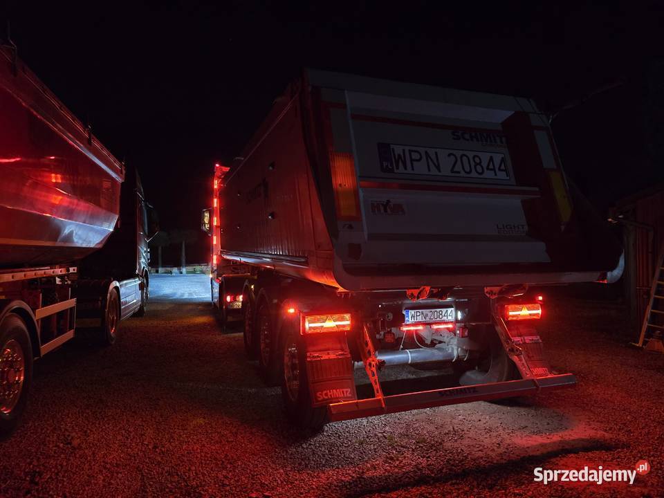 SCHMITZ wywrotka z parapetem 291m nowe opony wywrotki
