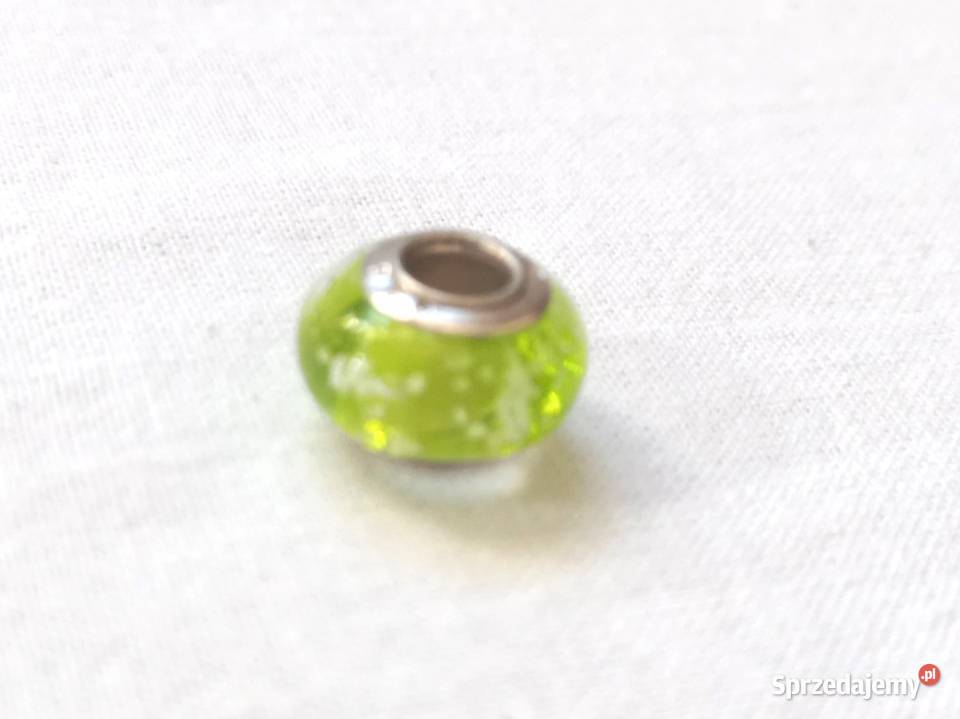 Charms zielony neon Zawieszka srebro 925 NOWE Białystok