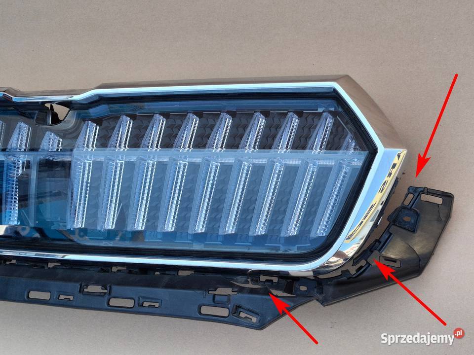 SKODA ENYAQ GRILL ATRAPA CRYSTAL FACE RAMKA
