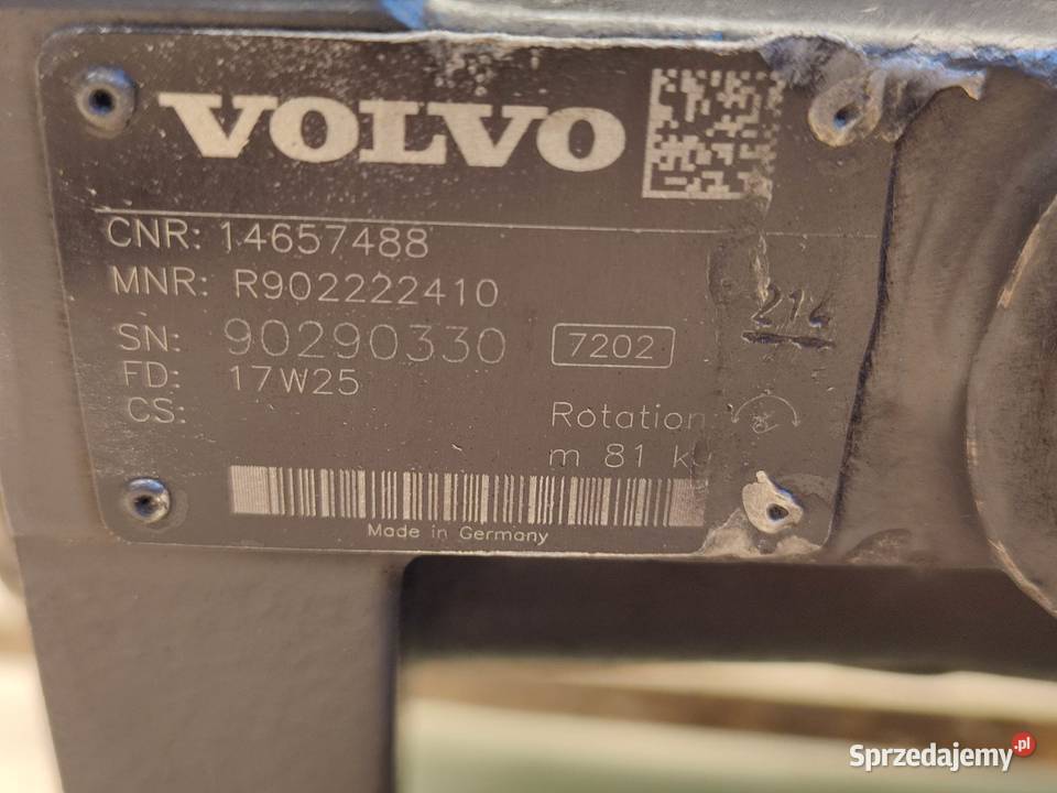 Hydromotor Volvo EWR 155 R902222410 wielkopolskie Wilkowo