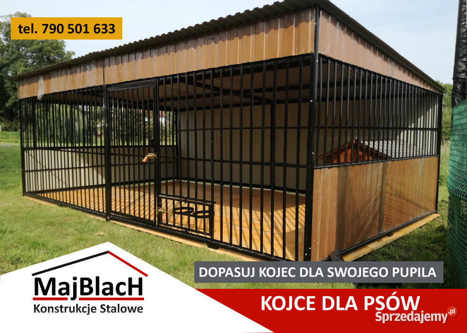Zabudowany Kojec Psa Różne Kojce Psów MajBlach Kutno