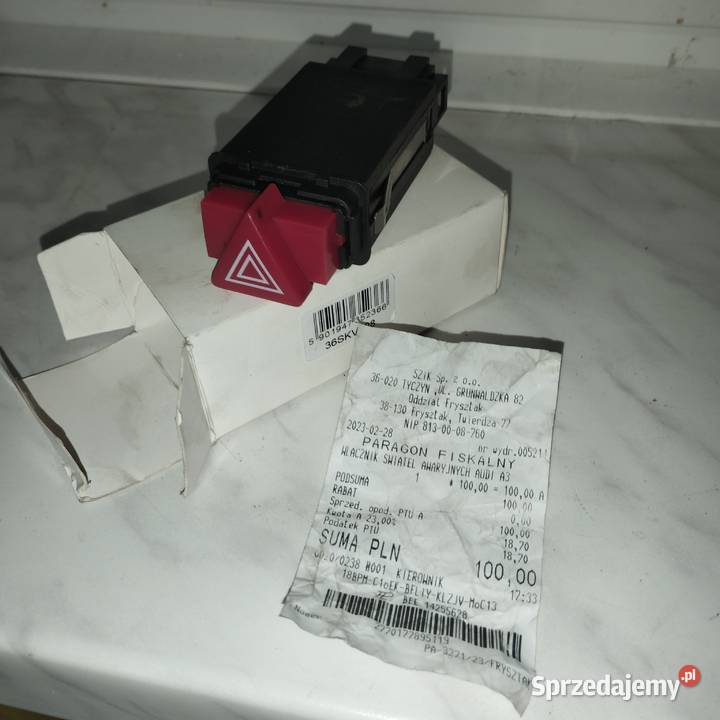 Przycisk świateł awaryjnych Audi A3 8l osobowe