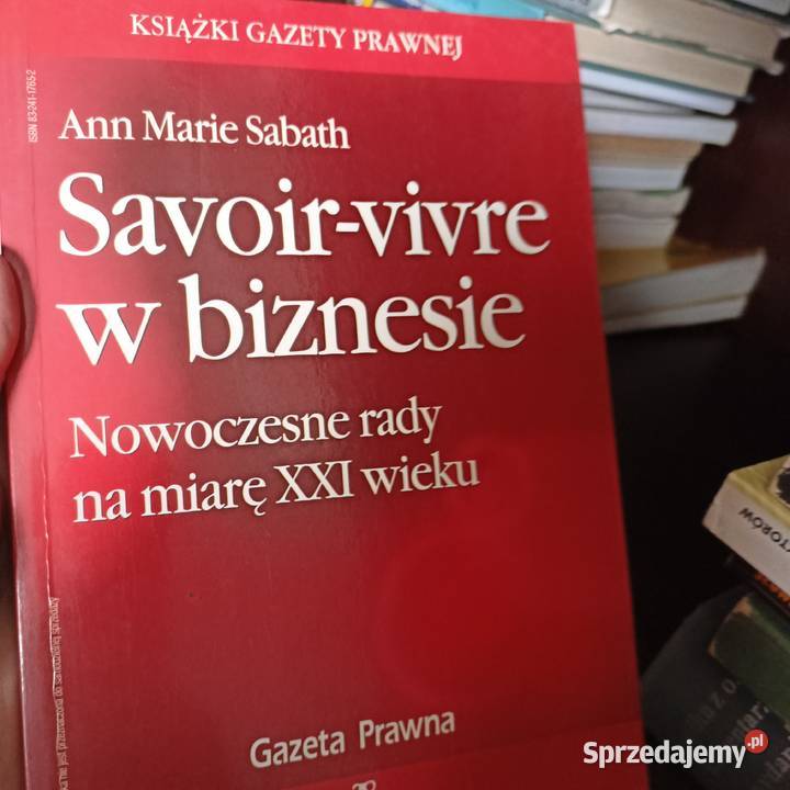 Savoirvivre w biznesie książki podręczniki