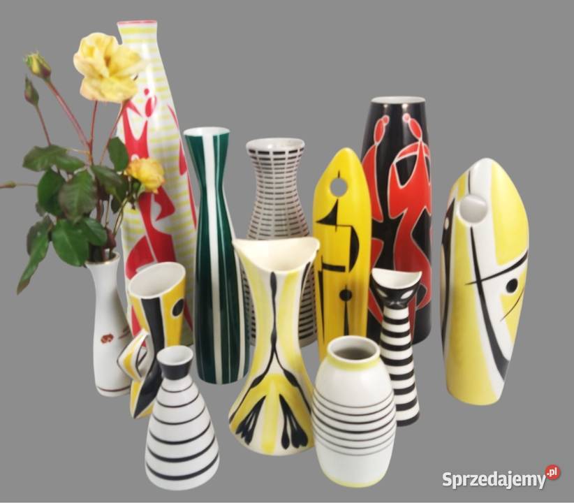 Look Wazonik kot żółto czarny JTrk Zsolnay lata mazowieckie Warszawa