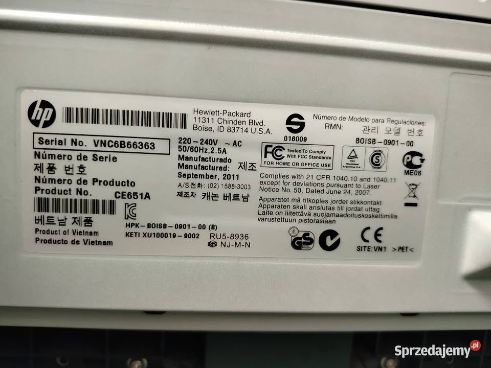 Drukarka laserowa HP Laser Jet P1102 Drukarki i skanery śląskie Ruda Śląska