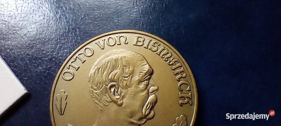 Stare monety Medal Otto Von Bismarck 270 Numizmatyka podkarpackie Lesko sprzedam
