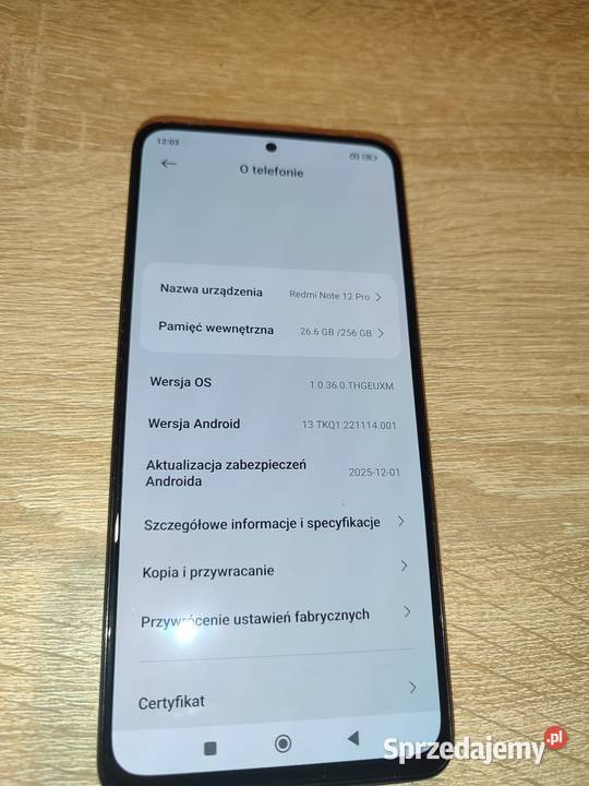Telefon Smartfon Redmi Note 12 pro Redmi mazowieckie Piaseczno