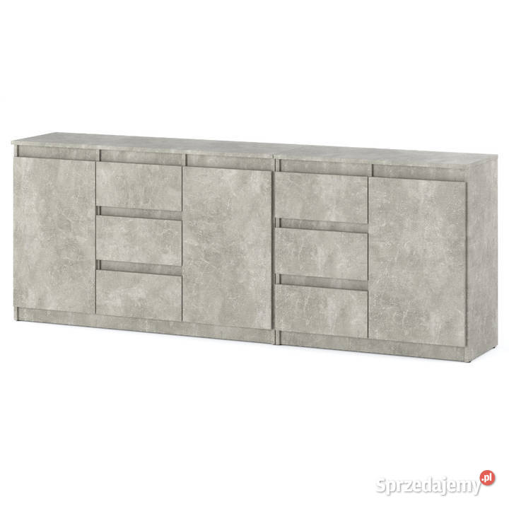 Komoda Duża Do Salonu Agnes 200 6 Szuflad Komody Elbląg