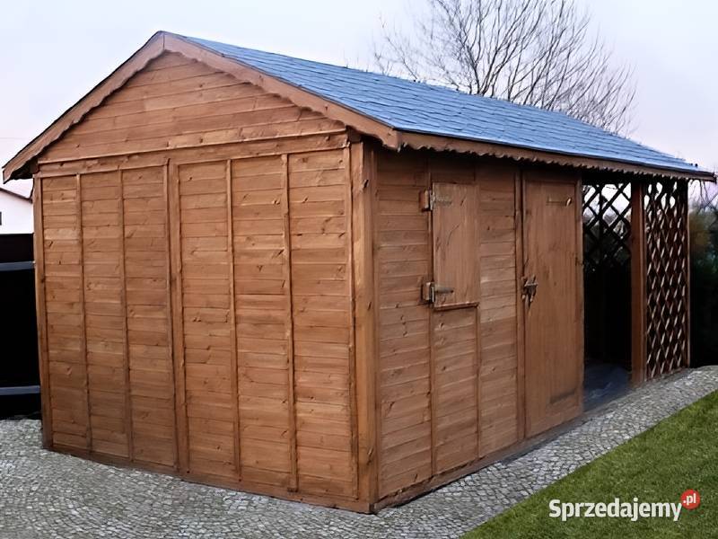 Drewutnia Kasia dach dwuspadowy 3x6 PRODUCENT