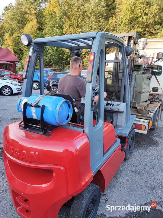 Wózek widłowy Nissan 25 tony LPG gaz 2003 Maków Podhalański
